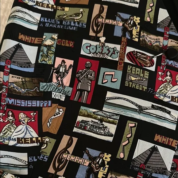 Vintage Nicole Miller Multicolor Memphis-Themed Graphic Vest - Picture 3 of 3